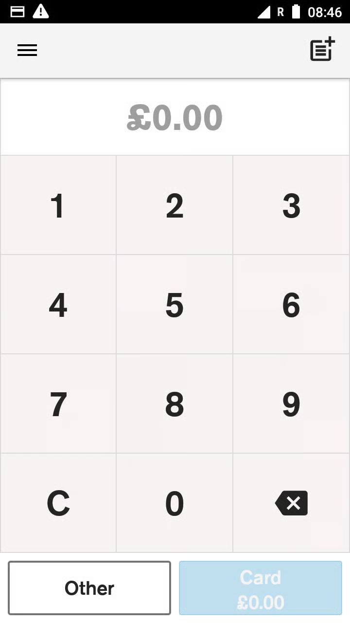 Swipe down from the top