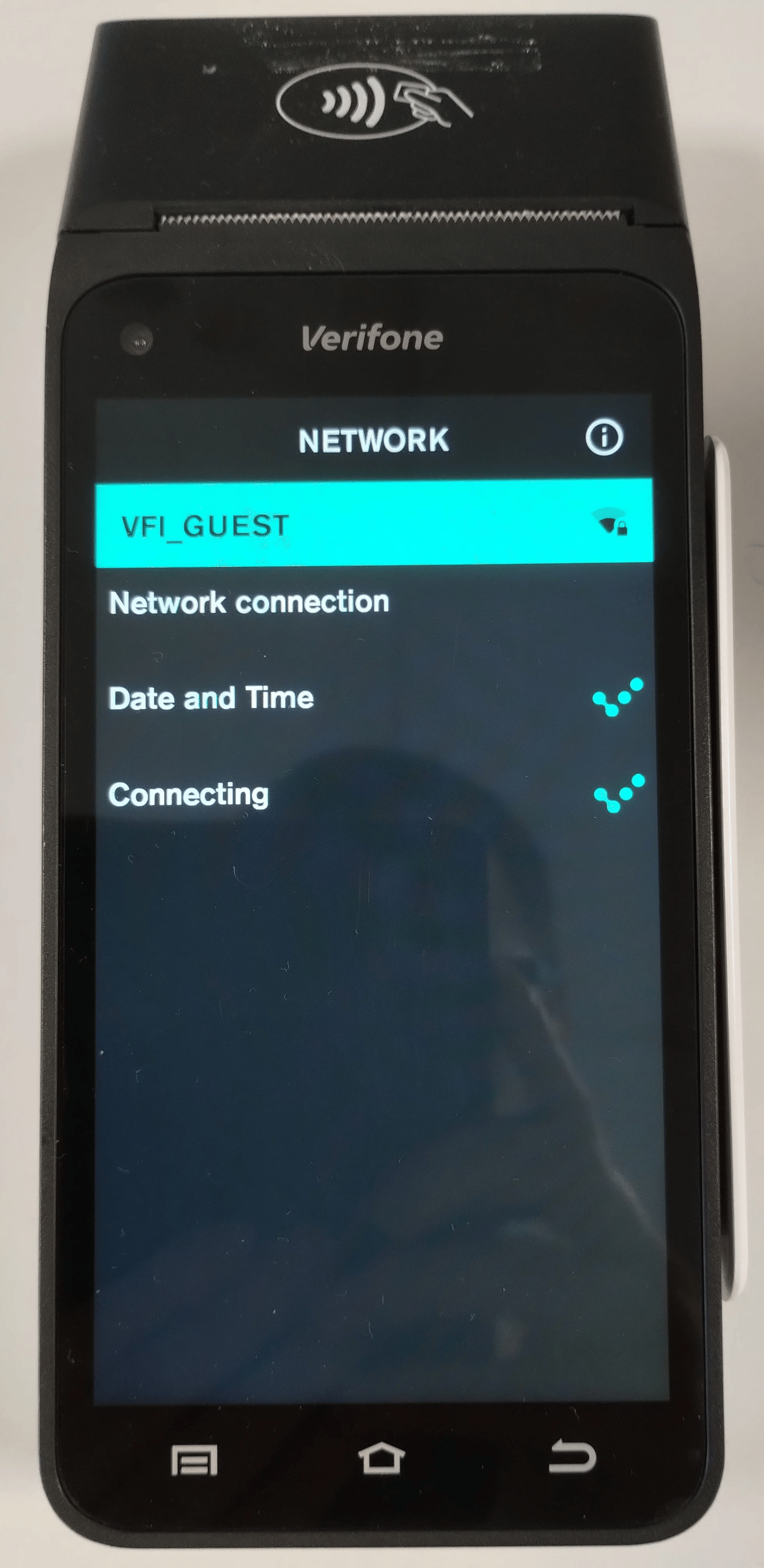 Enter Wi-Fi password